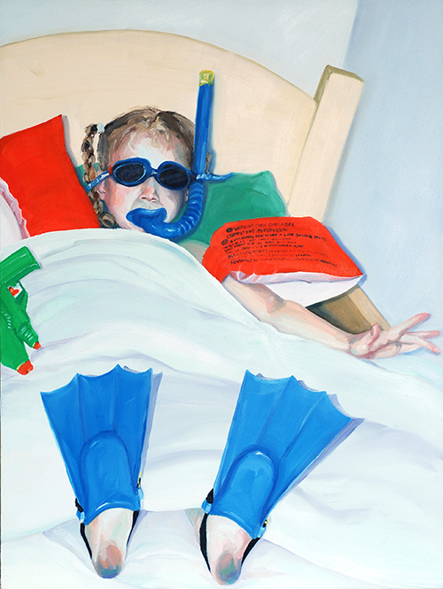 going to sleep, 2009, 95x72cm